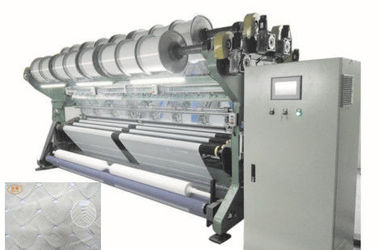 Operación fácil del algodón de malla de la tela de la máquina del equipo blanco de Raschel