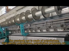 Máquina de fabricación computarizada de red parasol con protección UV