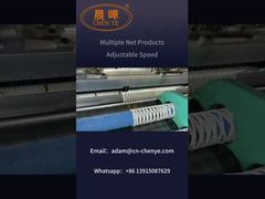 La máquina de tejido por urdimbre de velocidad ajustable permite una producción flexible de diversos productos netos