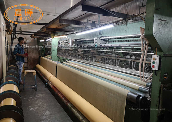 Máquina de tejido de tejido de red de sombreado con una barra de aguja de 220' con 80% de ancho de trabajo