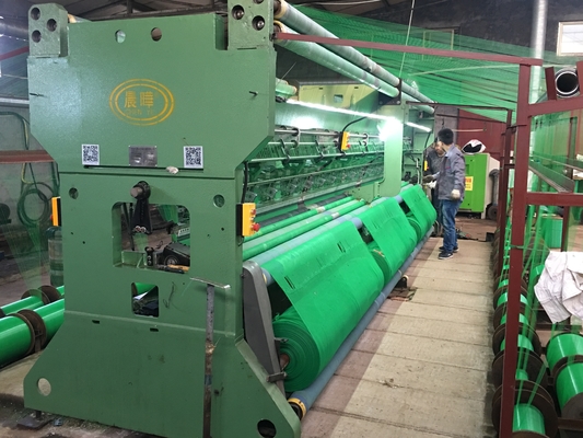 Máquina de red de sombreado tipo nudo E14 Máquina para hacer redes Raschel con soporte en línea