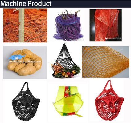 Saco PE Raschel Mesh Bag Machine de las legumbres de fruta de la cebolla de la patata los 50*80cm 25kg 30kg