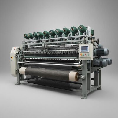 Máquina de fabricación de redes de sombra de alta velocidad de 200 a 450 rpm con ancho de trabajo de 135 a 260 pulgadas y medidor E3-E18