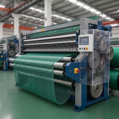 Máquina para fabricar redes de sombra de alta velocidad de 200-450 rpm con ancho de trabajo de 135