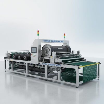 Máquina de fabricación de redes de sombra eficiente con velocidad de 200-450rpm y ancho de trabajo de 135