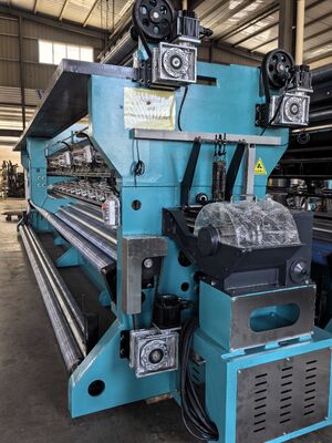 Máquina para hacer punto por urdimbre Raschel de 220 pulgadas con rendimiento estable para fabricación de redes