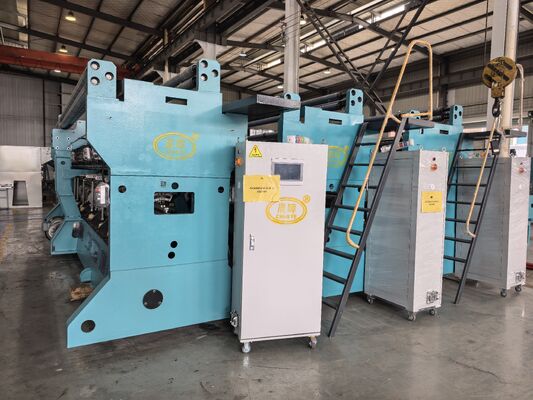 Máquina de tejido de curvatura para la producción de redes de bale